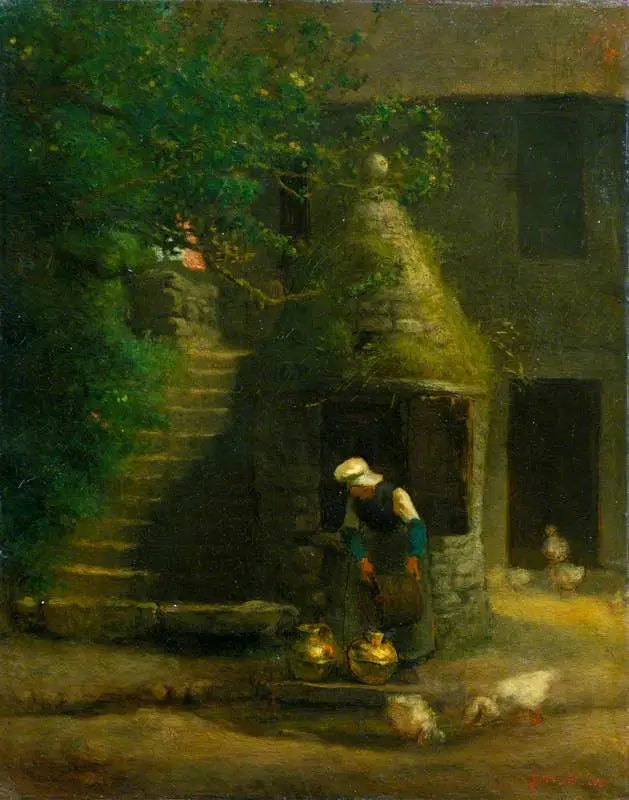 Gruchy-brunnen - Jean-François Millet