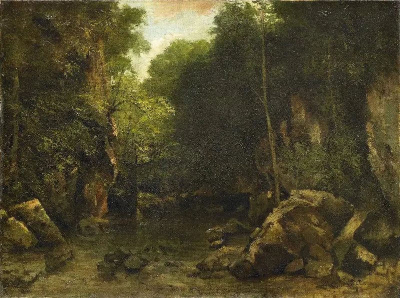 Den Svarta Brunnen - Gustave Courbet