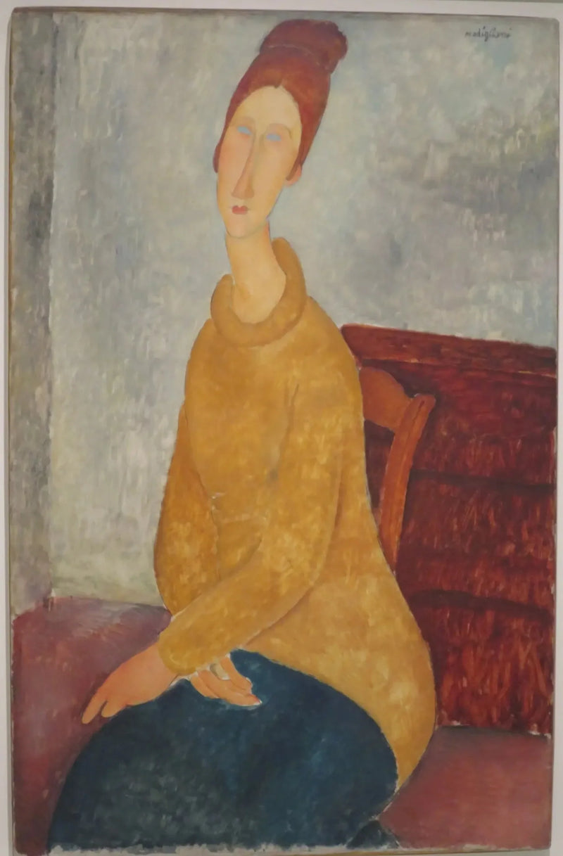 Den gula tröjan - Amedeo Modigliani