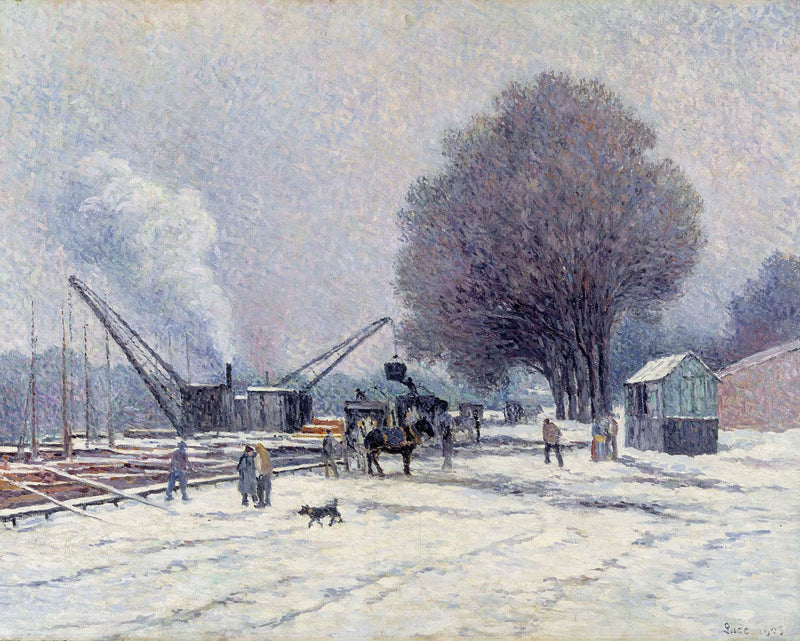 Boulogne kaj - Maximilien Luce