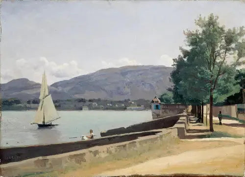 Piersen av Pâquis i Genève - Jean-Baptiste Camille Corot