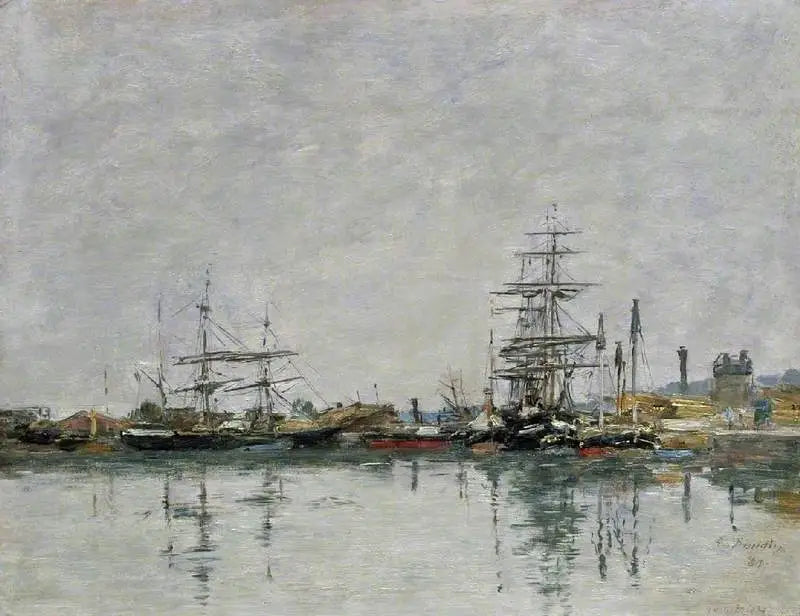 Havrekajen - Eugène Boudin