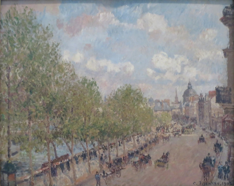 Quai Malaquais och Institutet (de Frankrike), Vår, Sol (Fjärde Serien) - Camille Pissarro