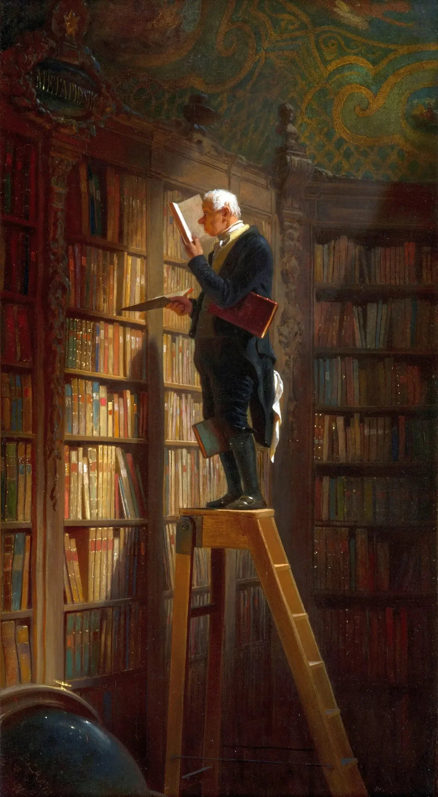 Bibliotekarien - Carl Spitzweg