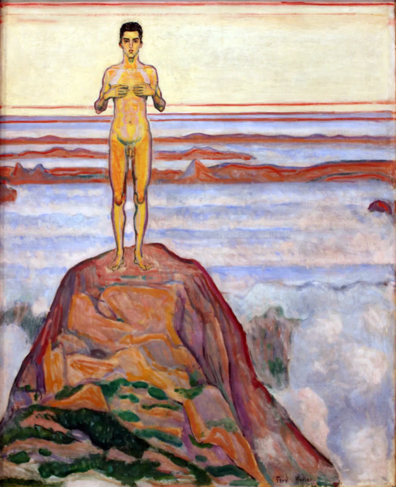 Blicken mot oändligheten - Ferdinand Hodler