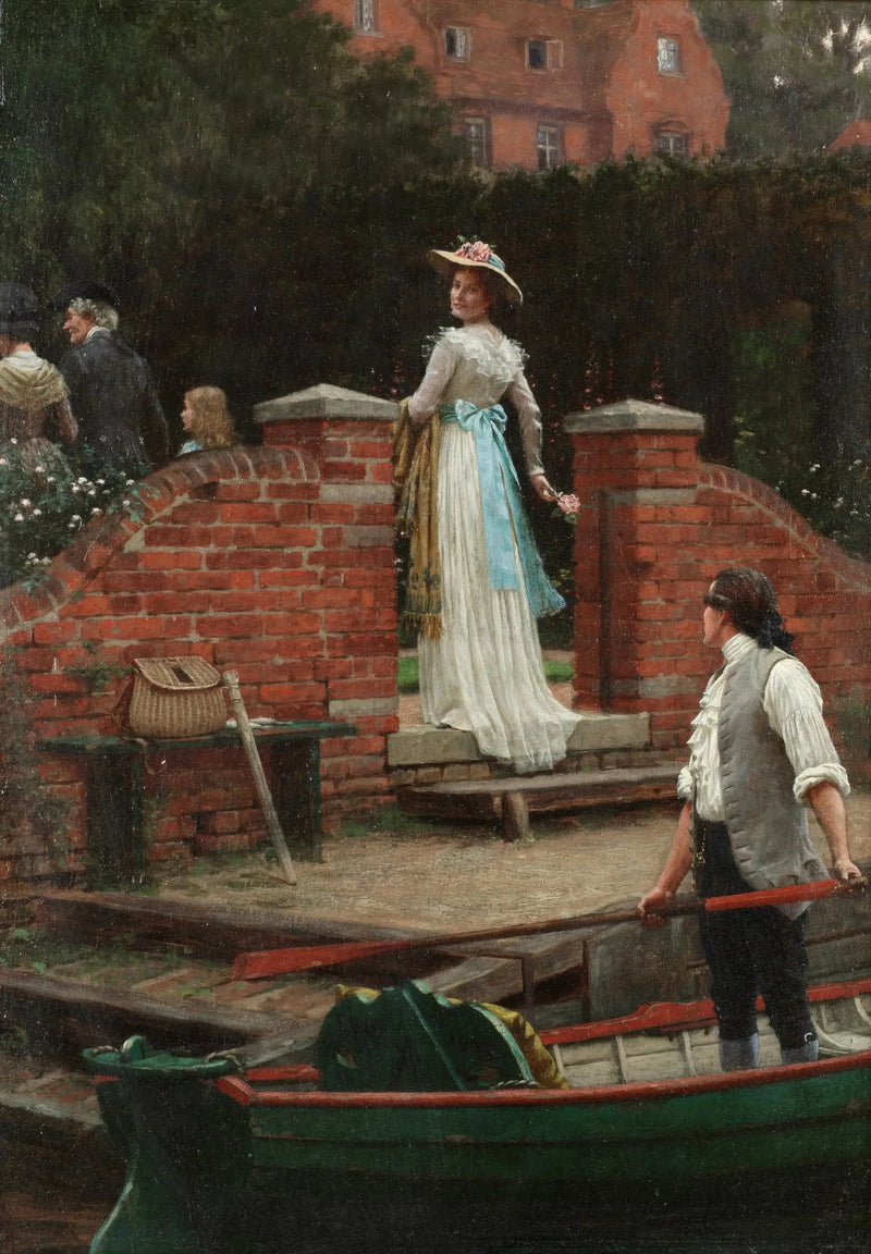 Det förtrollande blickfånget - Edmund Blair Leighton