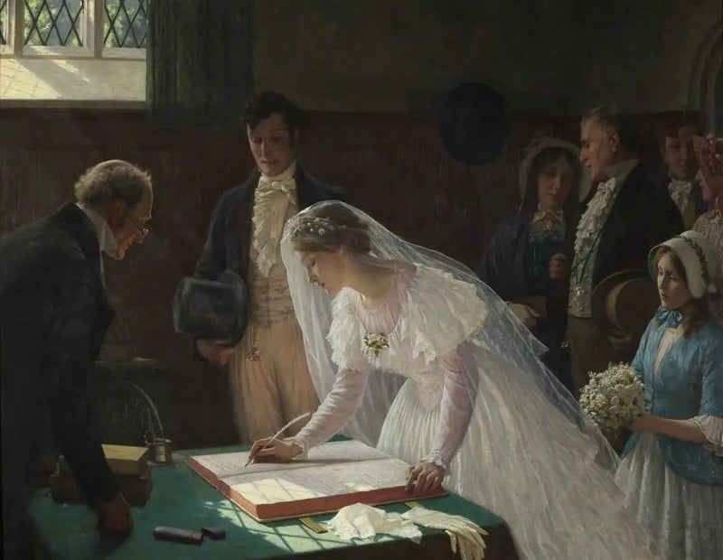 Äktenskapsregistret - Edmund Blair Leighton