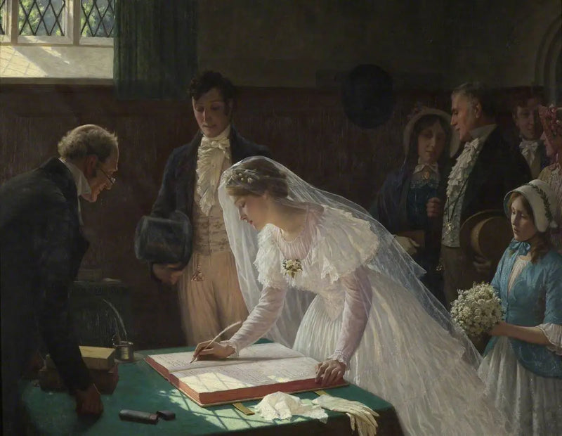 Äktenskapsregistret - Edmund Blair Leighton