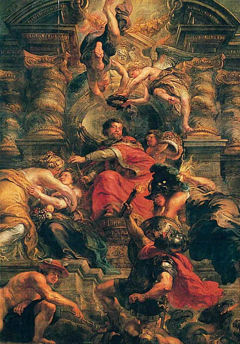 Jacques I:s fridfulla regeringstid (Jacques I:s visa regeringstid) - Peter Paul Rubens
