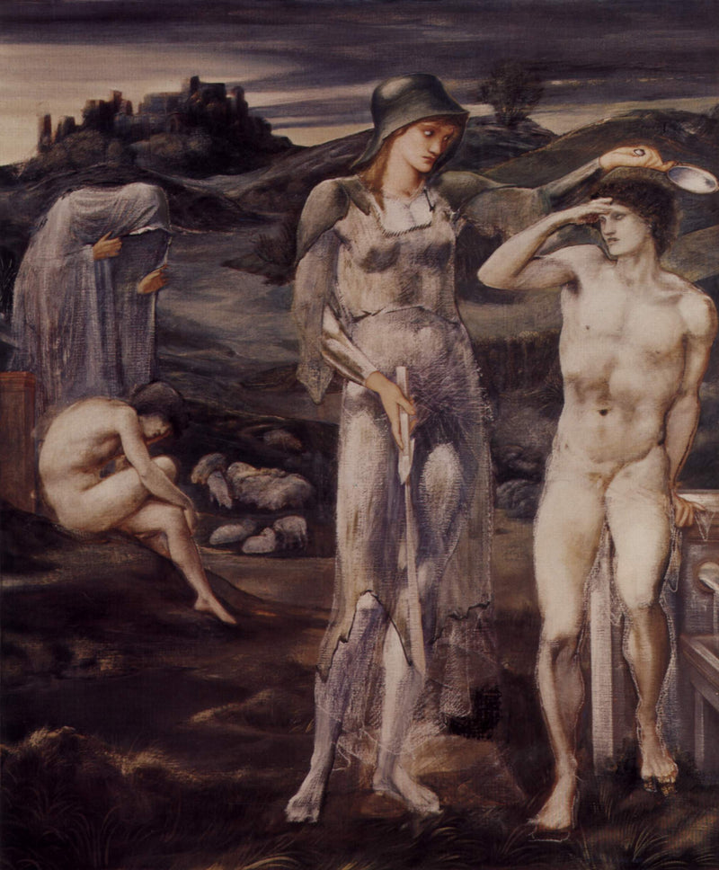 Perséides möte - Edward Burne-Jones