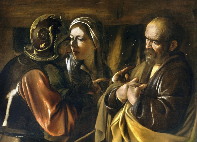 Petrus förnekelse - Caravaggio