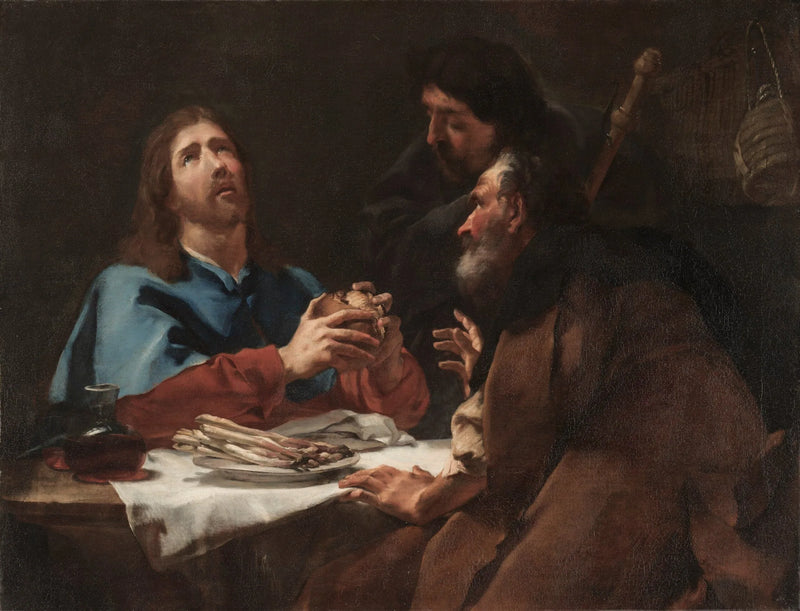 Emmaüs-måltiden - Giovanni Battista Piazzetta
