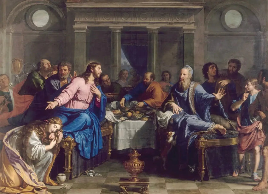 Måltiden hos Simon - Philippe de Champaigne