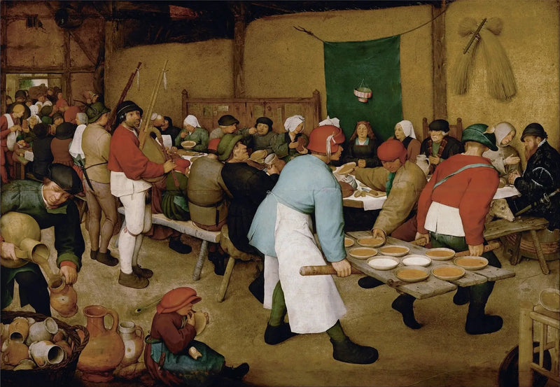Bröllopsmåltiden - Pieter Brueghel den äldre