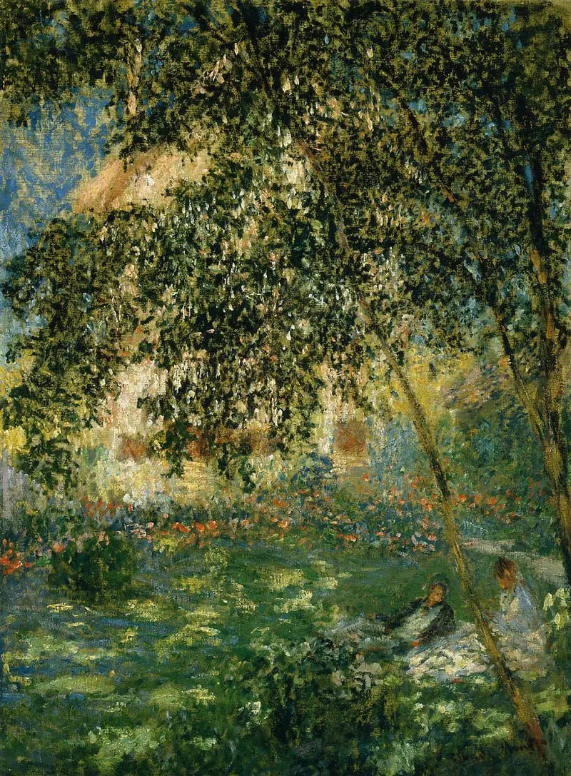 Vila i trädgården, Argenteuil - Claude Monet