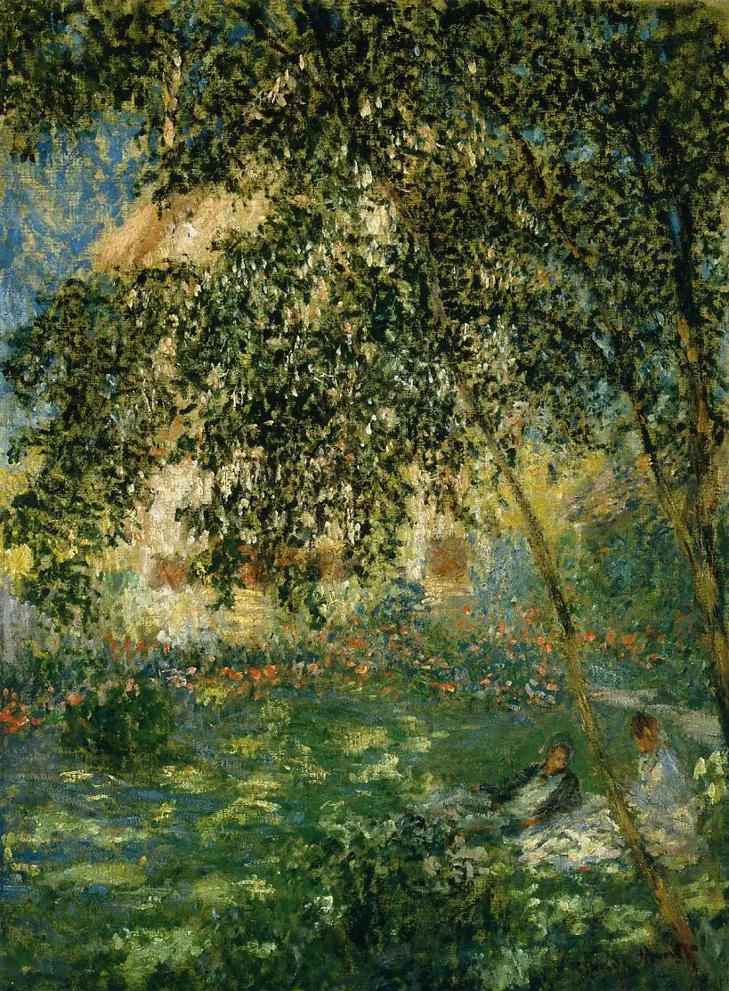 Vila i trädgården, Argenteuil - Claude Monet