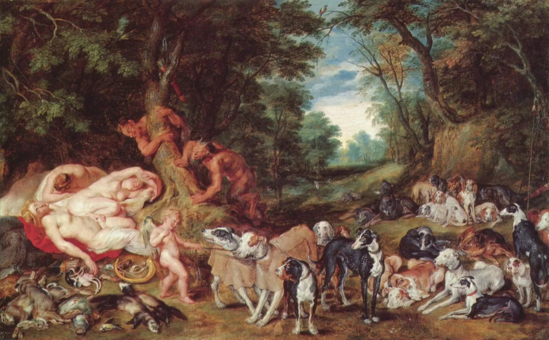 Dianas vila och hennes nymfer - Peter Paul Rubens