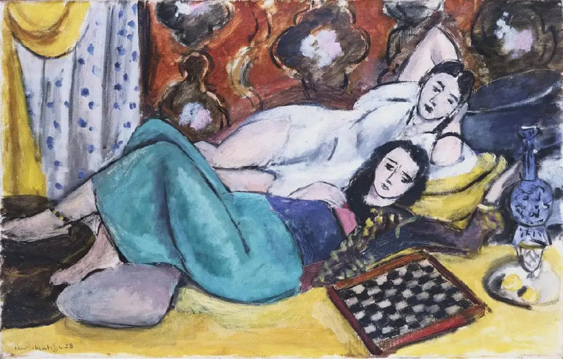 Modellerna vilar - Henri Matisse