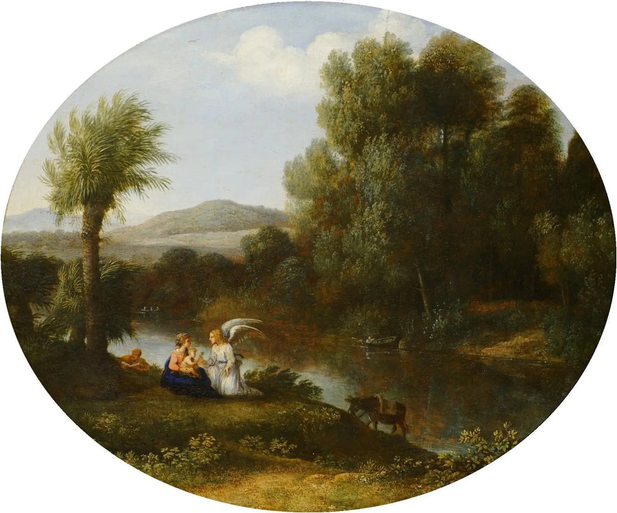 Vilan under flykten till Egypten - Claude Lorrain