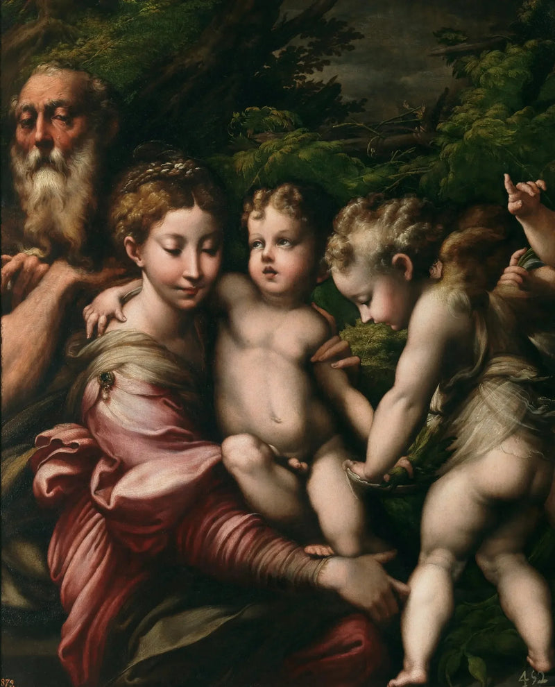 Vilan under flykten till Egypten - Parmigianino