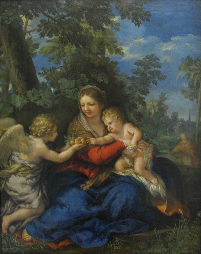 Vilopaus under flykten till Egypten - Pietro da Cortona
