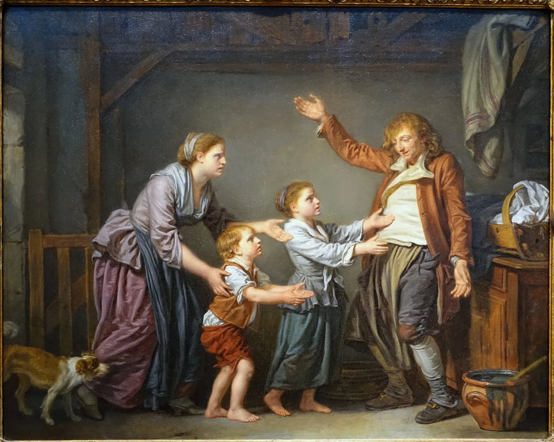 Den berusades återkomst - Jean-Baptiste Greuze