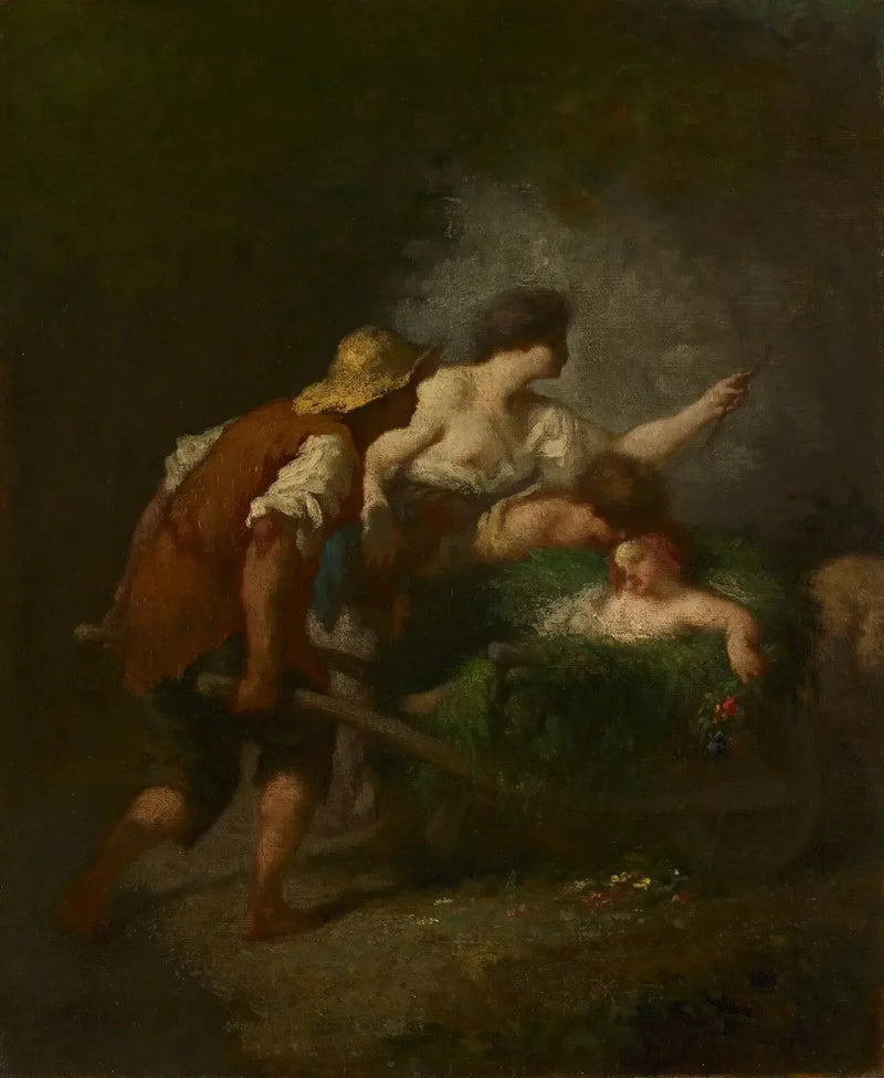 Fältens återkomst - Jean-François Millet