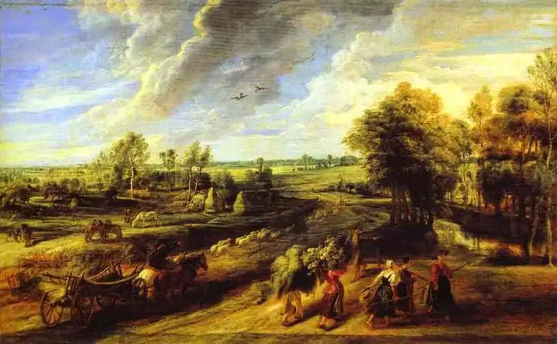 Böndernas återkomst från fälten - Peter Paul Rubens