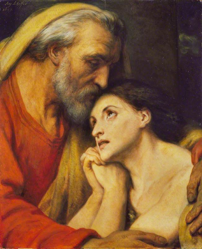 Den förlorade sonens återkomst - Ary Scheffer