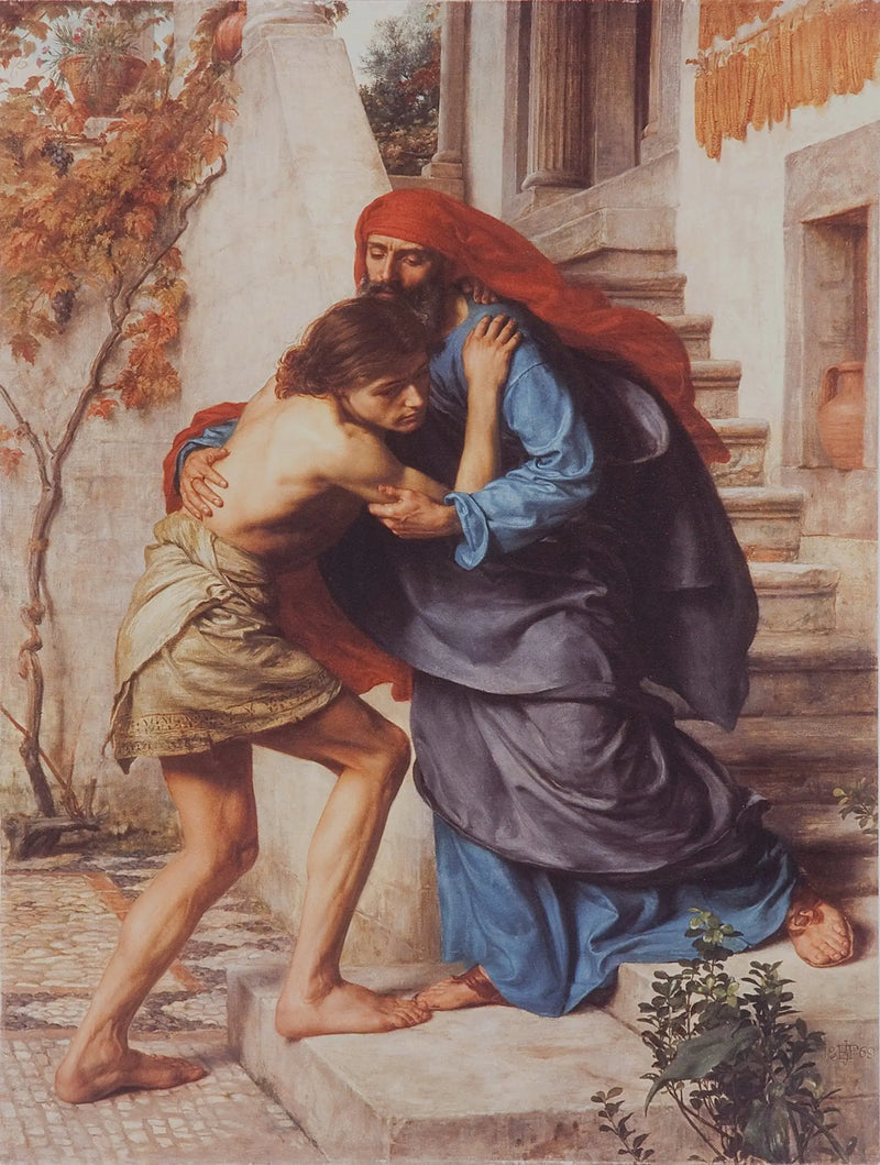 Den barmhärtige sonens återkomst - Edward Poynter