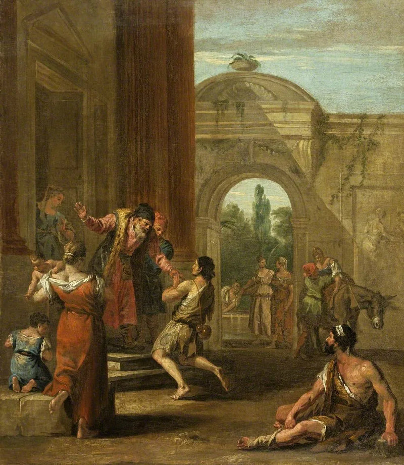 Den barmhärtige sonens återkomst - Sebastiano Ricci