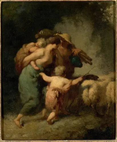 Hjordens återkomst - Jean-François Millet