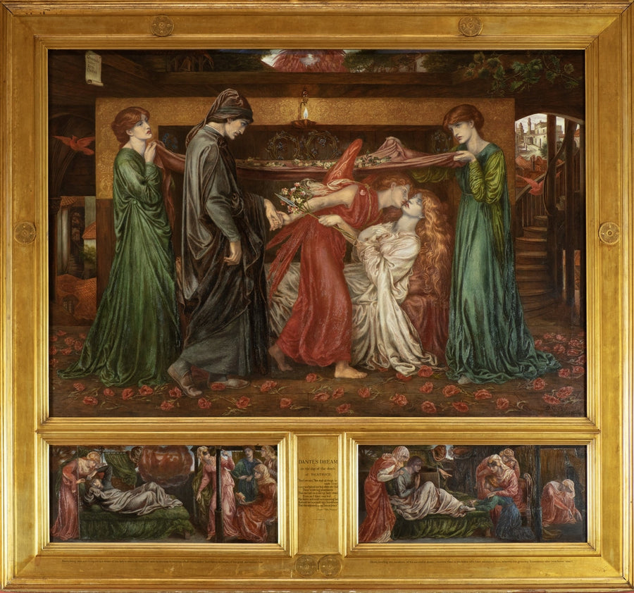 Dantes dröm på Beatrices dödsdag - Dante Gabriel Rossetti