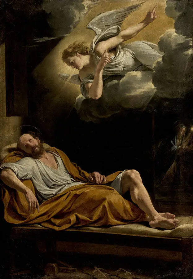 Sankt Josef's dröm - Philippe de Champaigne