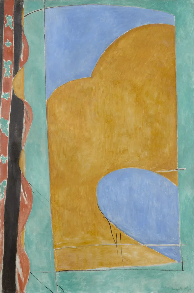 Den gula gardinen - Henri Matisse