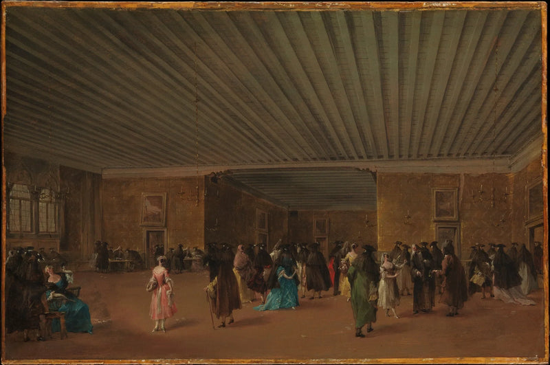 Ridotto Pubblico au Palais Dandolo - Francesco Guardi