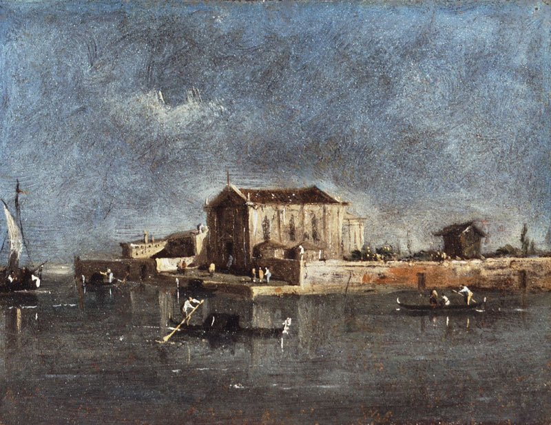 Rio dei Mendicanti i Venedig - Francesco Guardi