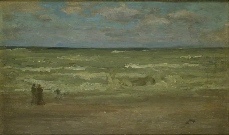 Stranden, Pourville - James Abbott McNeill Whistler