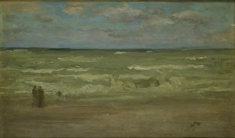 Stranden, Pourville - James Abbott McNeill Whistler