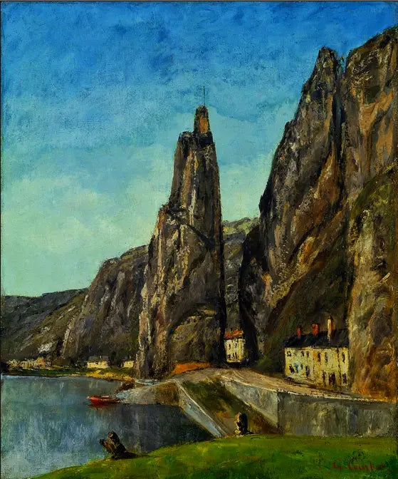 Rocher à Bayard, i Dinant - Gustave Courbet