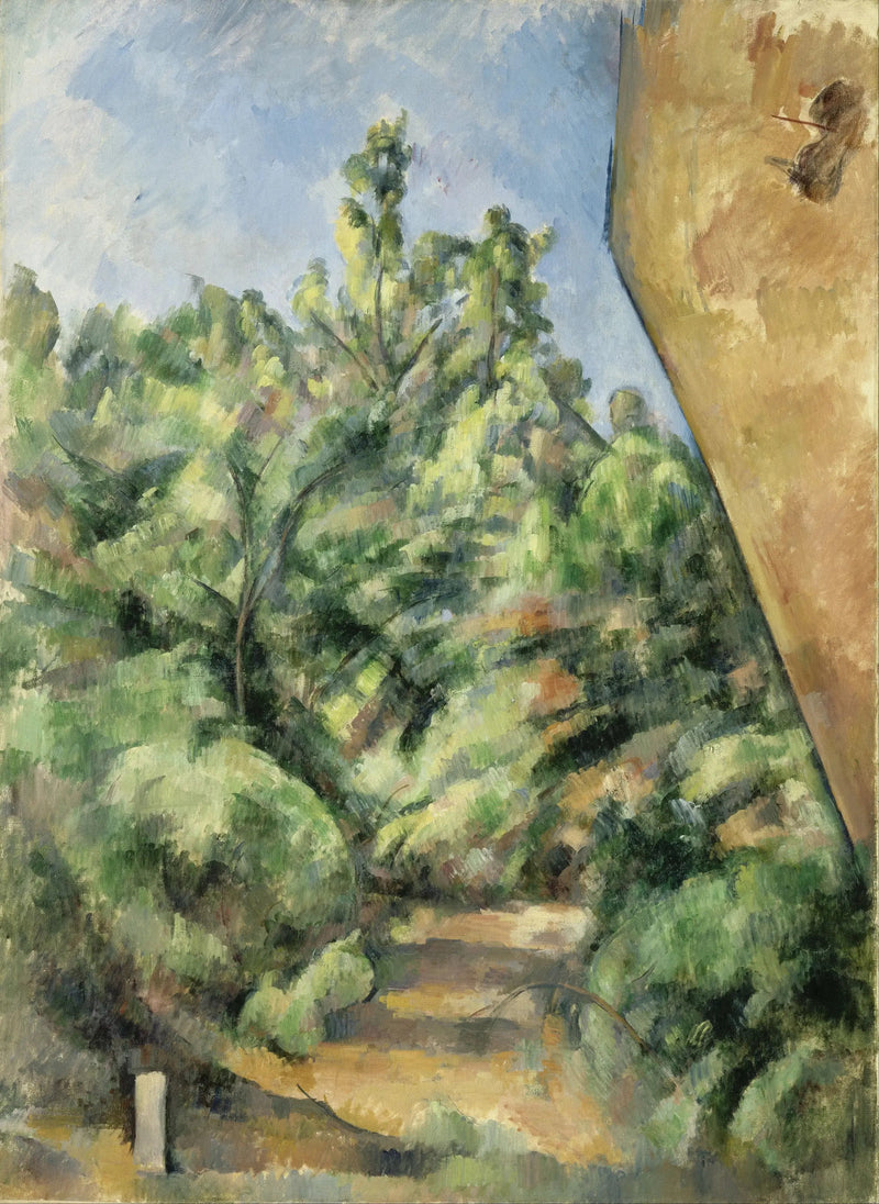Den röda klippan - Paul Cézanne