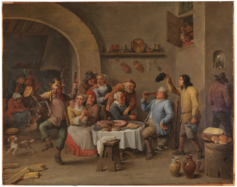 Kungen dricker - David Teniers den yngre
