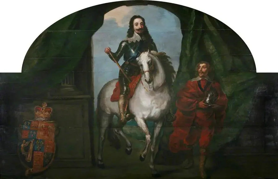 Kung Karl I (1600-1649) och hans page M. de St Antoine, riddare av Epergnon - Antoine van Dyck