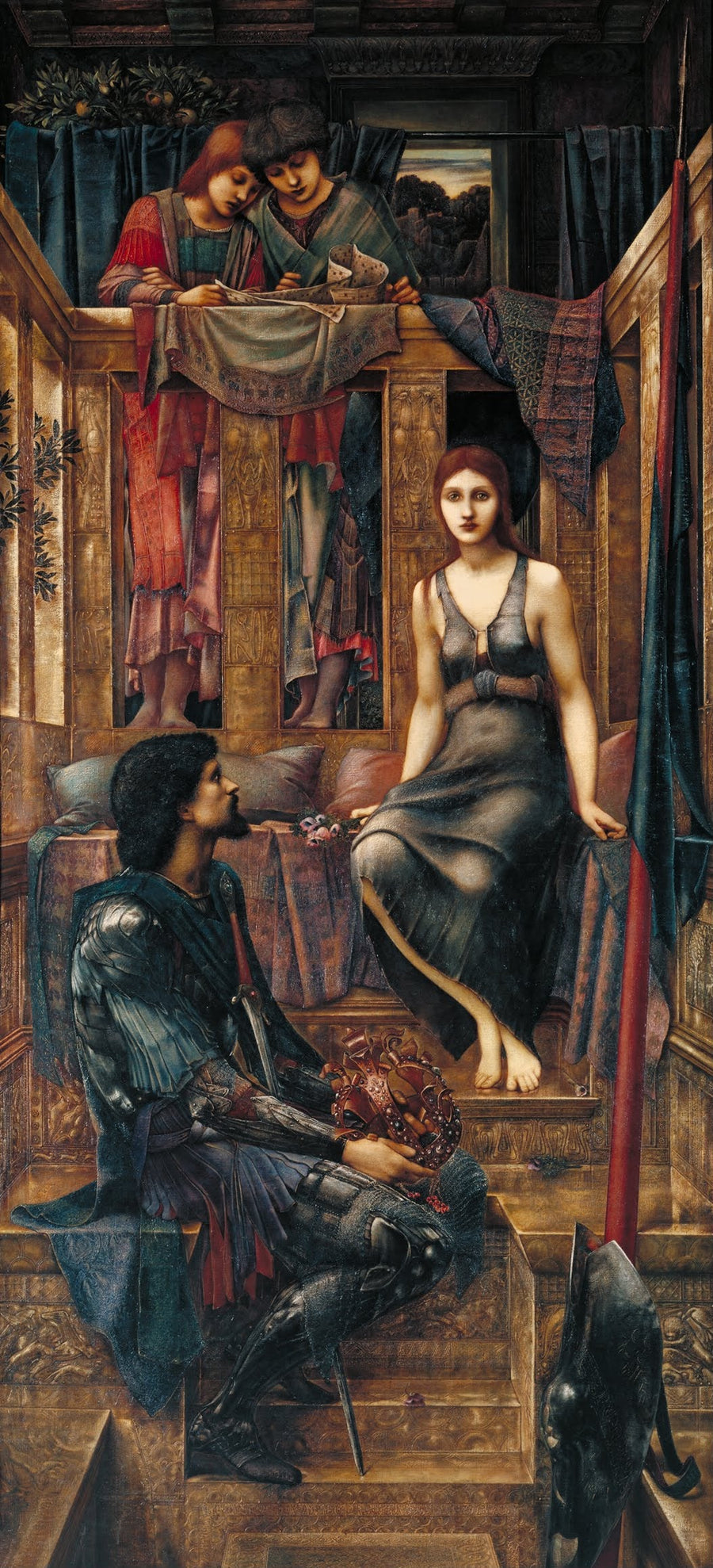 Kungen Cophetua och den unga tiggarinnan - Edward Burne-Jones