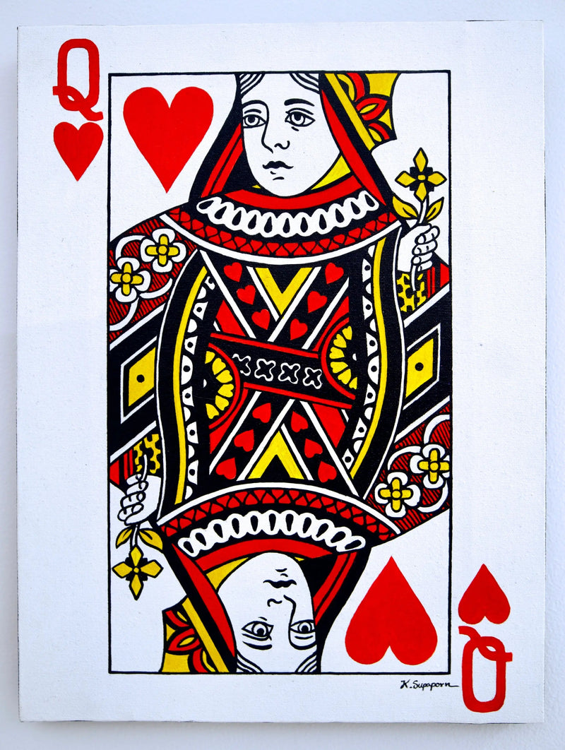 Kungen och Dronningen av Hjärtor | 30 x 40 cm (x2)