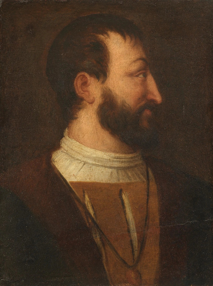 Frankrike kung François I - Titian