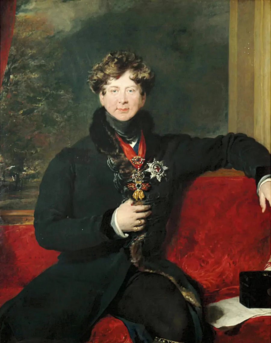 Kung George IV sittande, morgonklädsel - Thomas Lawrence