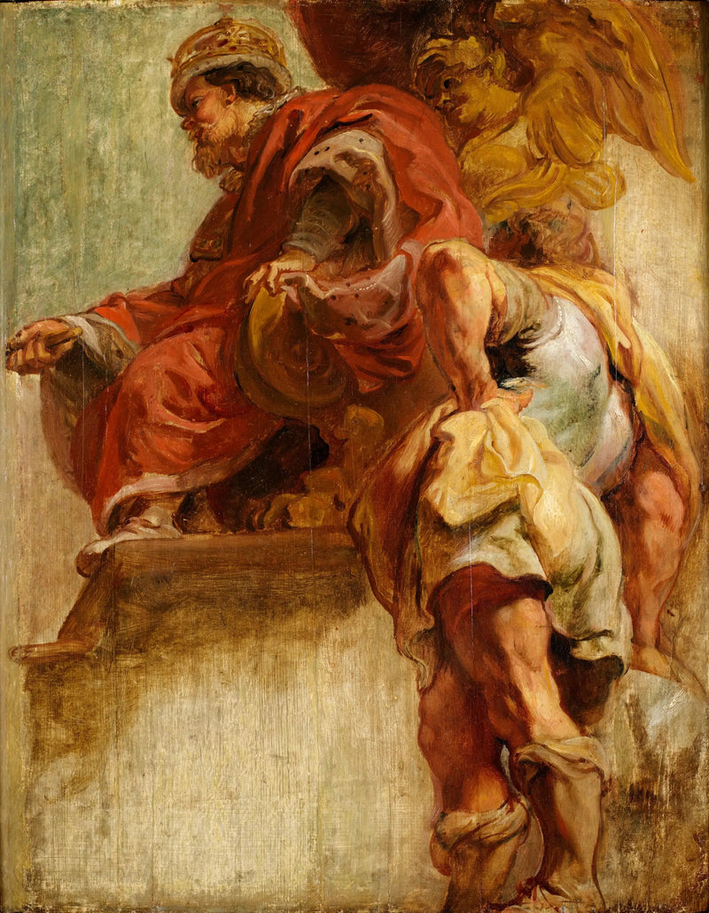 Kung Jakob I förenar England och Skottland - Peter Paul Rubens