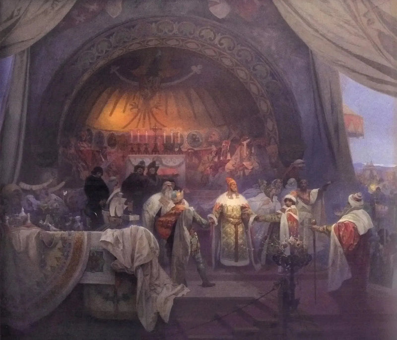 Kung Premysl Ottokar II av Böhmen - Alphonse Mucha