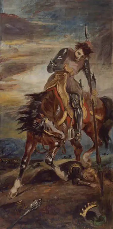 Kungen Rodrigue - Eugène Delacroix